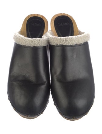 BA&SH Leather Slides