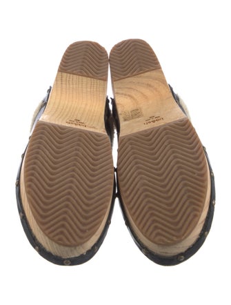 BA&SH Leather Slides