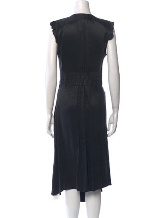 BA&SH V-Neck Midi Length Dress