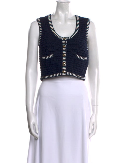 BA&SH Scoop Neck Sleeveless Crop Top