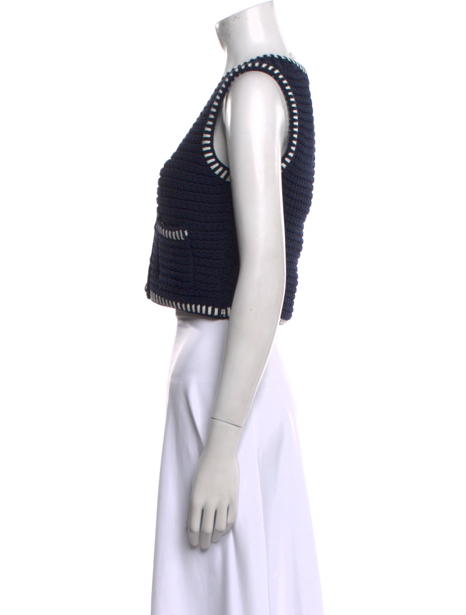 BA&SH Scoop Neck Sleeveless Crop Top