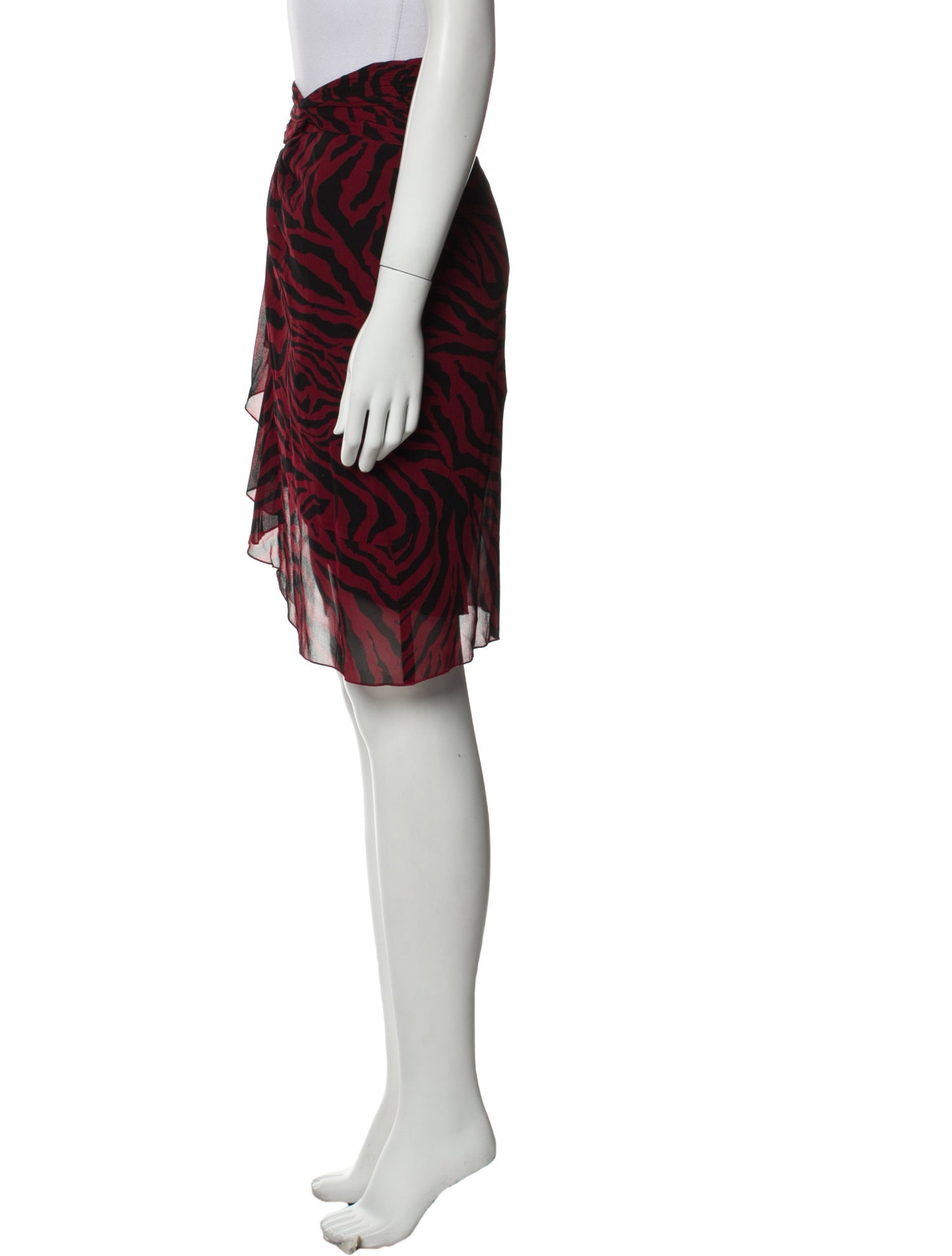 BA&SH Printed Knee-Length Skirt w/ Tags