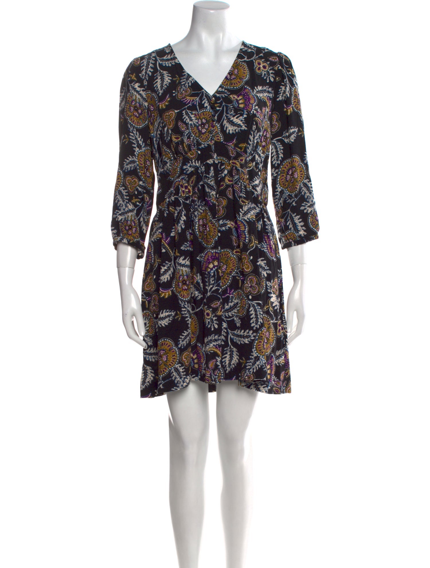 BA&SH Paisley Print Mini Dress