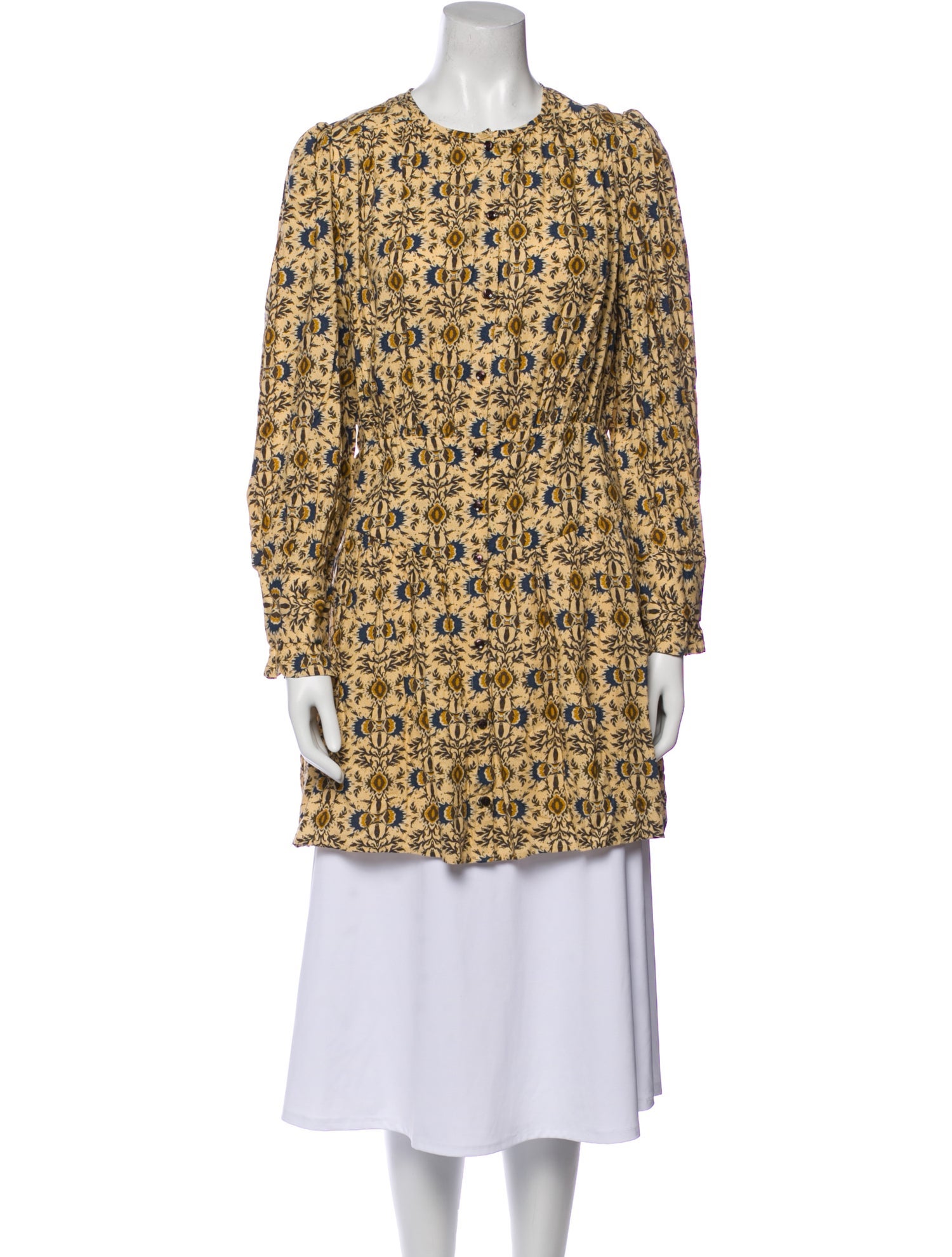 BA&SH Printed Scoop Neck Tunic w/ Tags