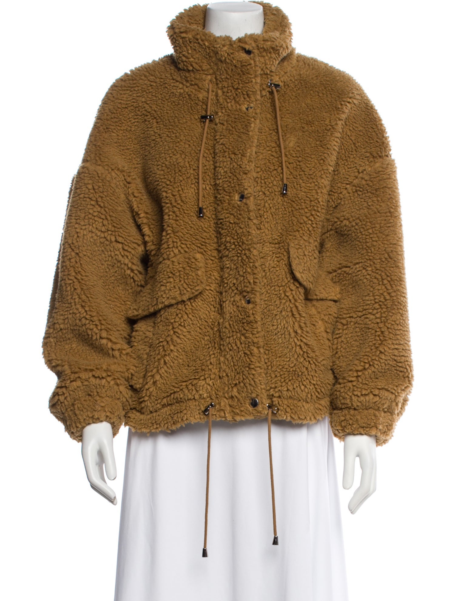 BA&SH Faux Fur Jacket