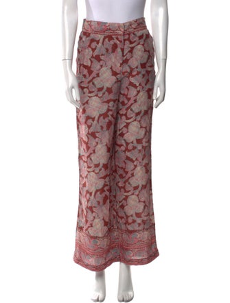 BA&SH Silk Straight Leg Pants