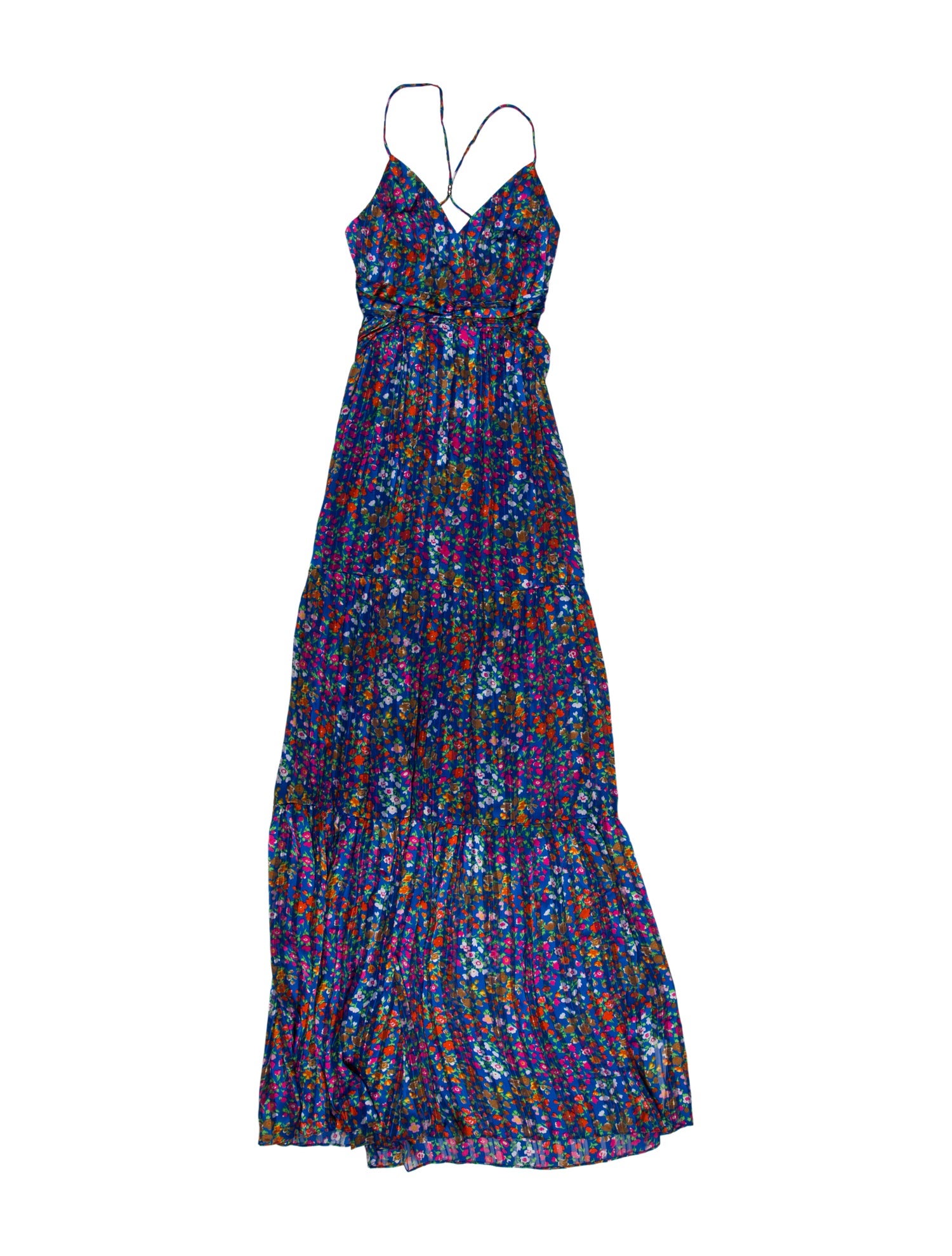 BA&SH Floral Print Long Dress