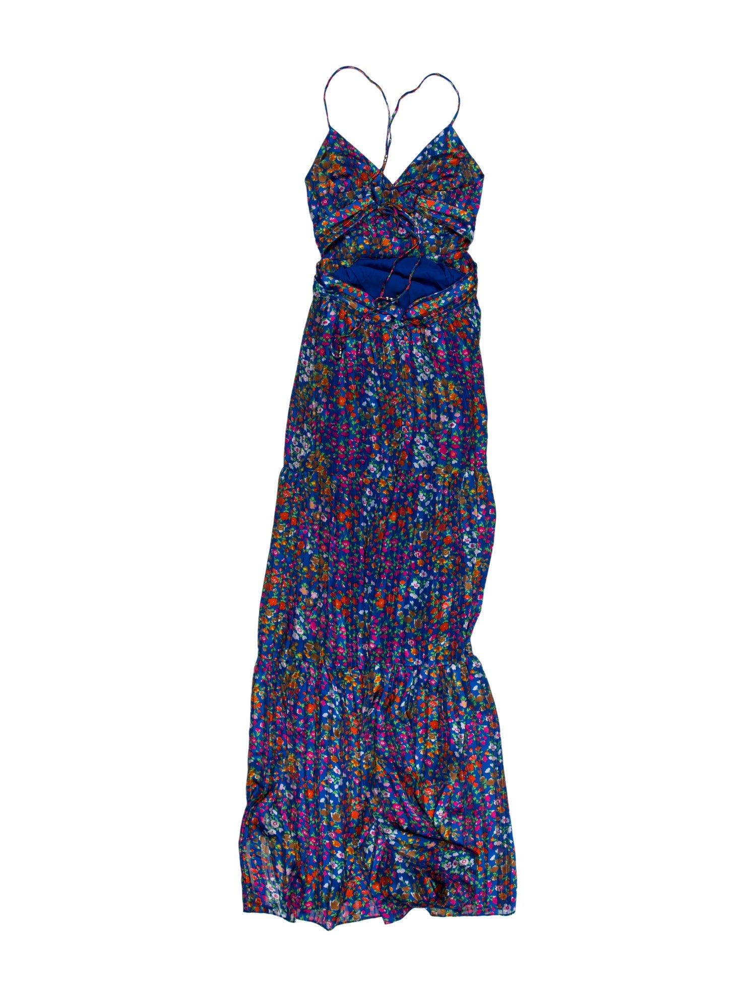 BA&SH Floral Print Long Dress