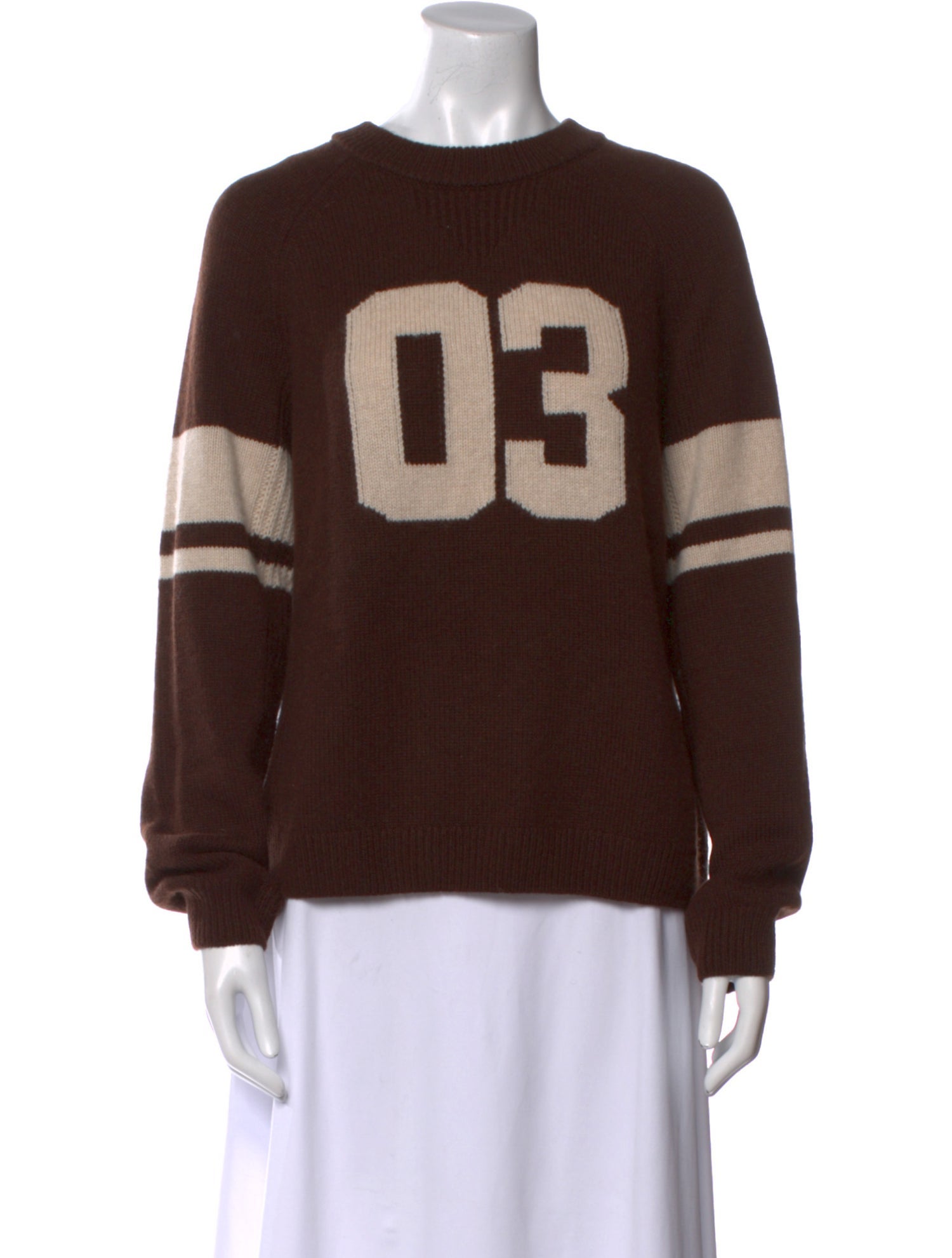 BA&SH Cashmere Graphic Print Sweater
