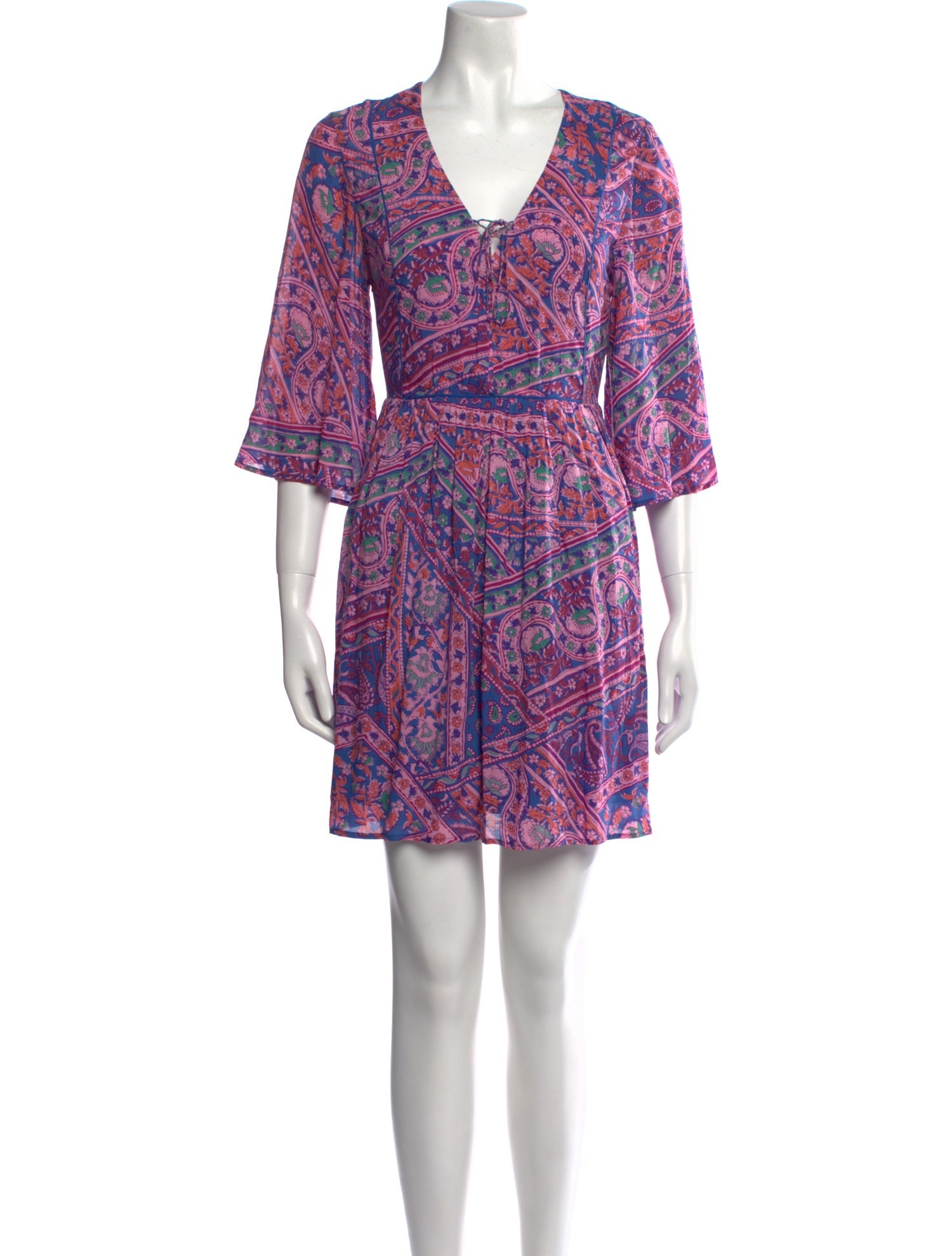 BA&SH Printed Mini Dress