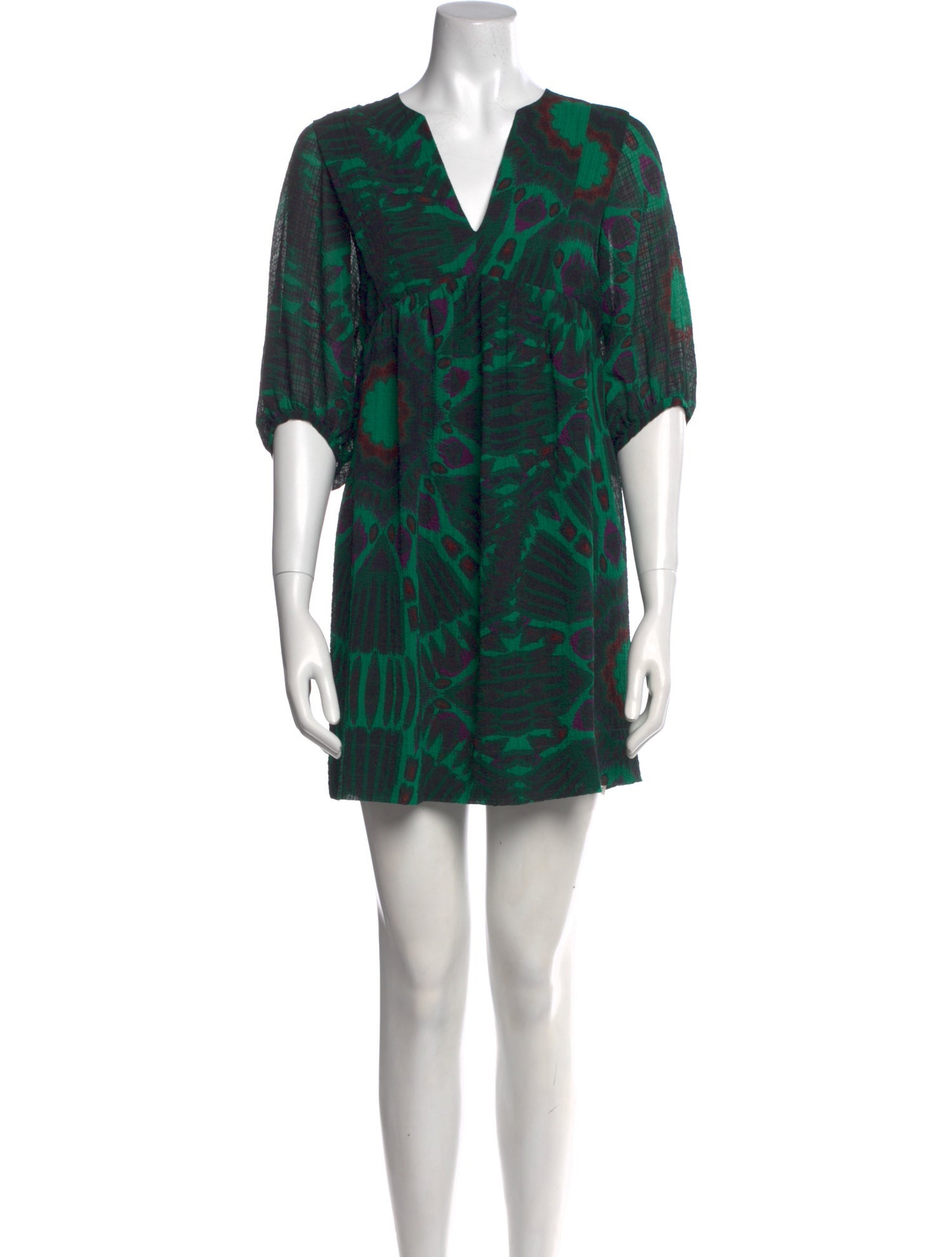BA&SH Printed Mini Dress