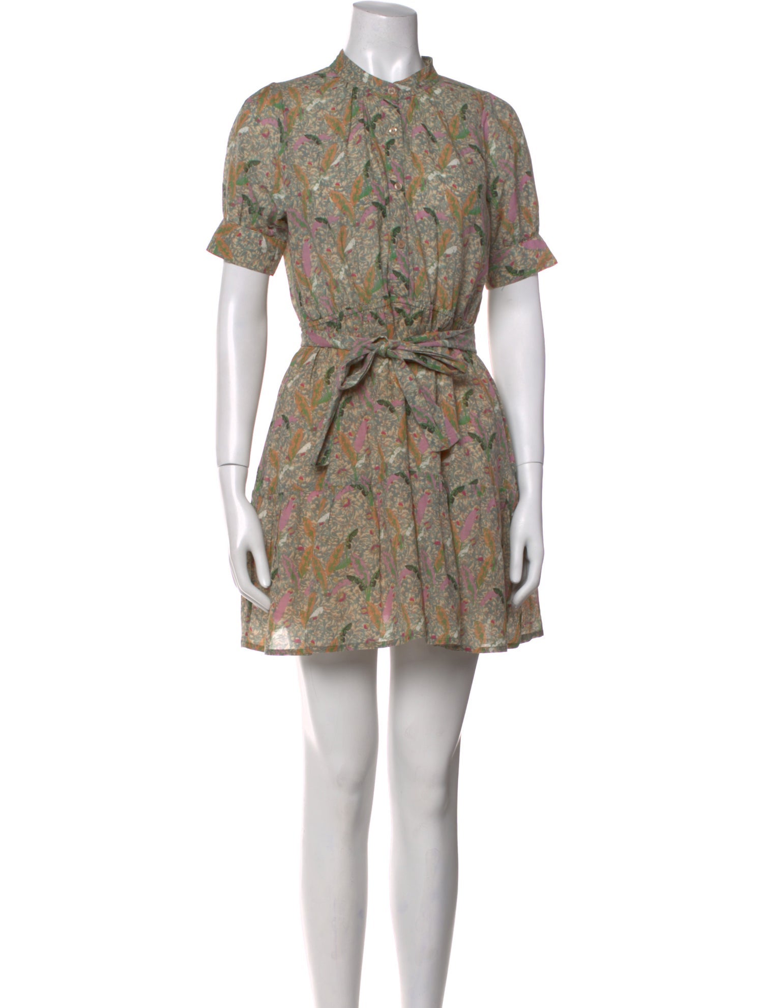 BA&SH Floral Print Mini Dress