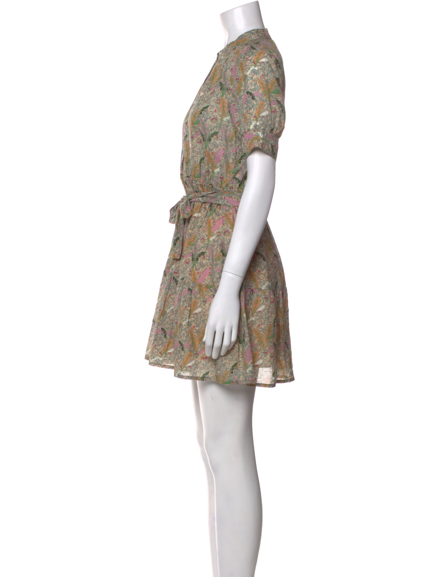 BA&SH Floral Print Mini Dress