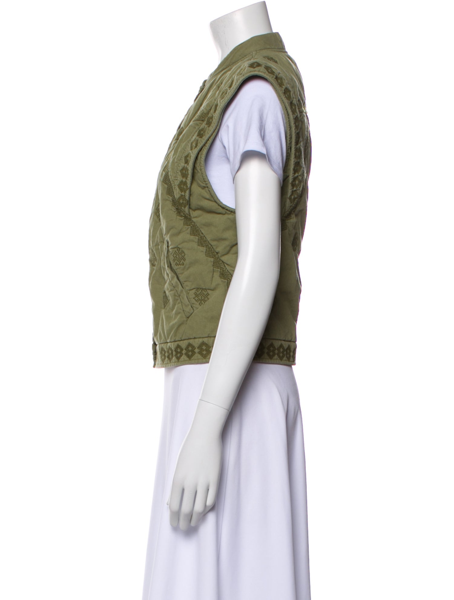 BA&SH Floral Print Vest