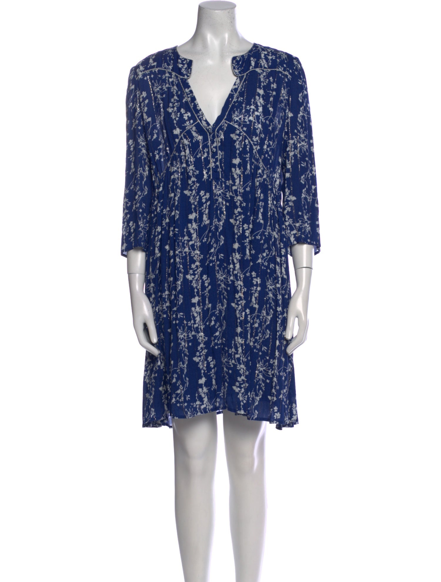 BA&SH Floral Print Mini Dress