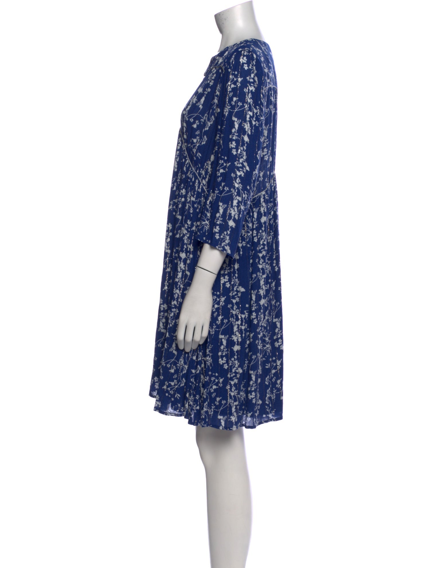 BA&SH Floral Print Mini Dress