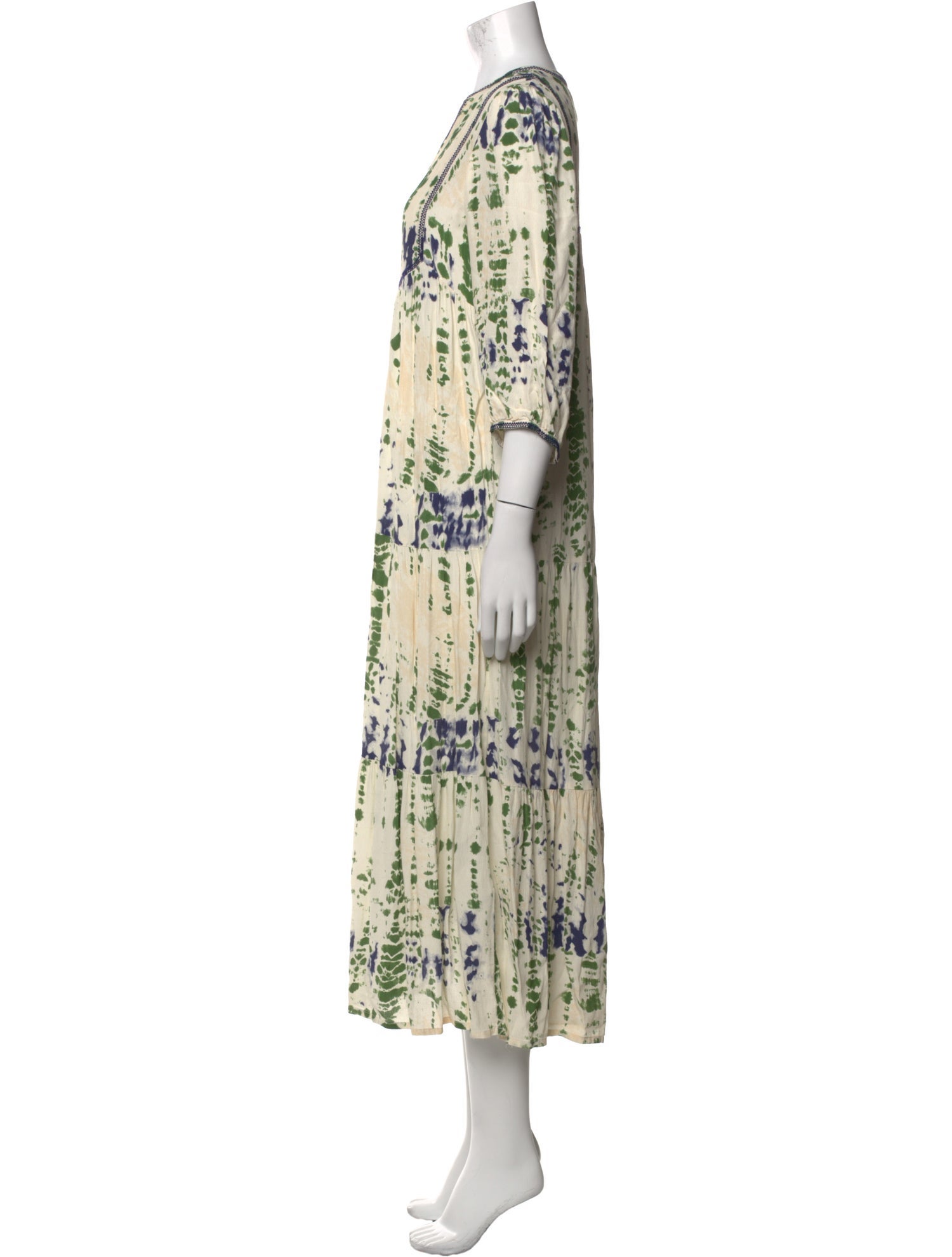 BA&SH Printed Long Dress