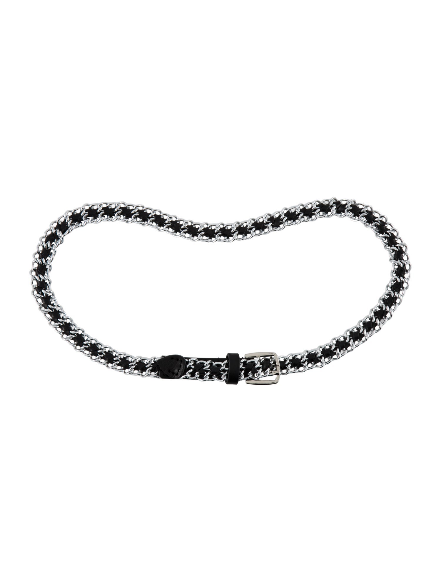 BA&SH Skinny Leather Waist Belt