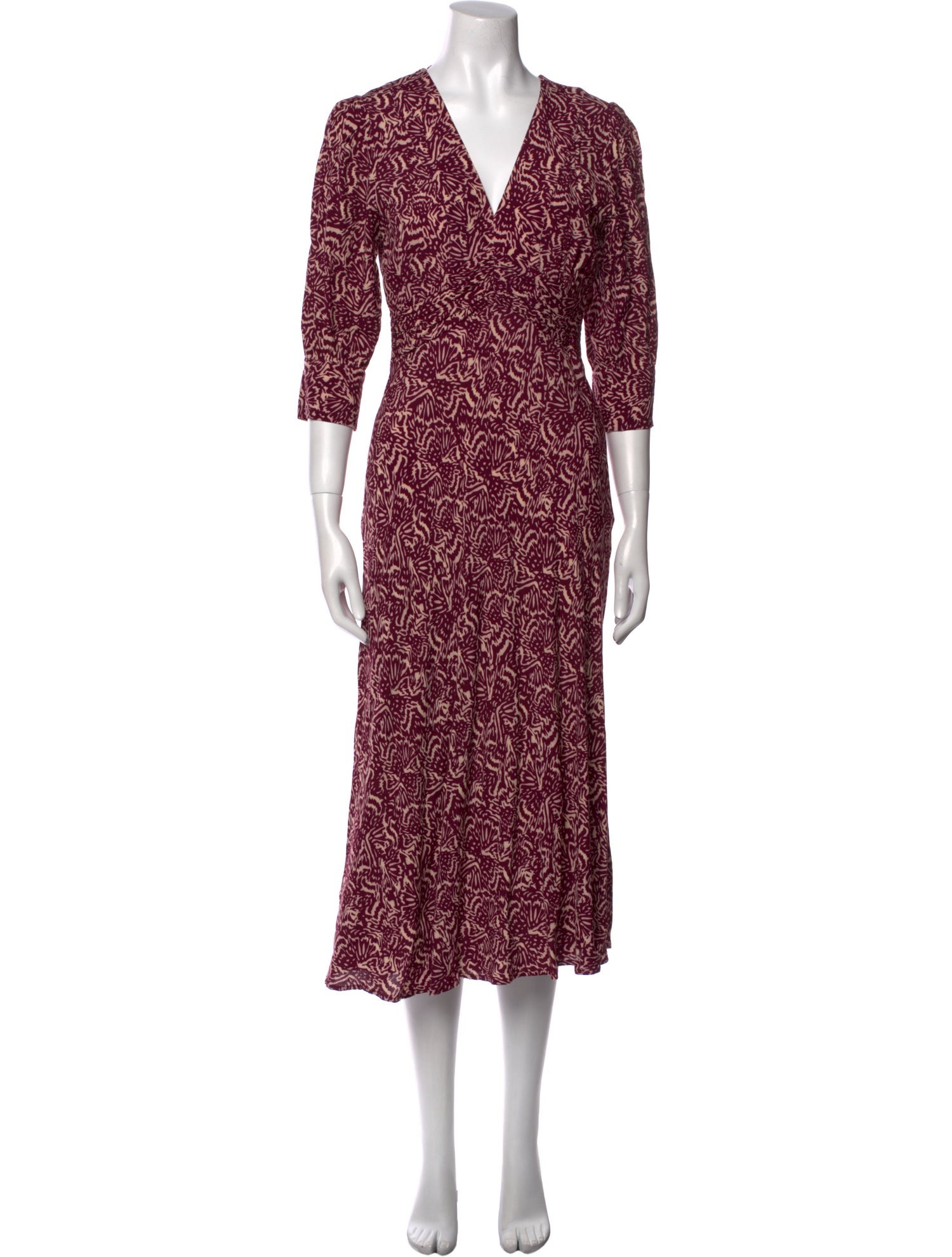 BA&SH Printed Long Dress