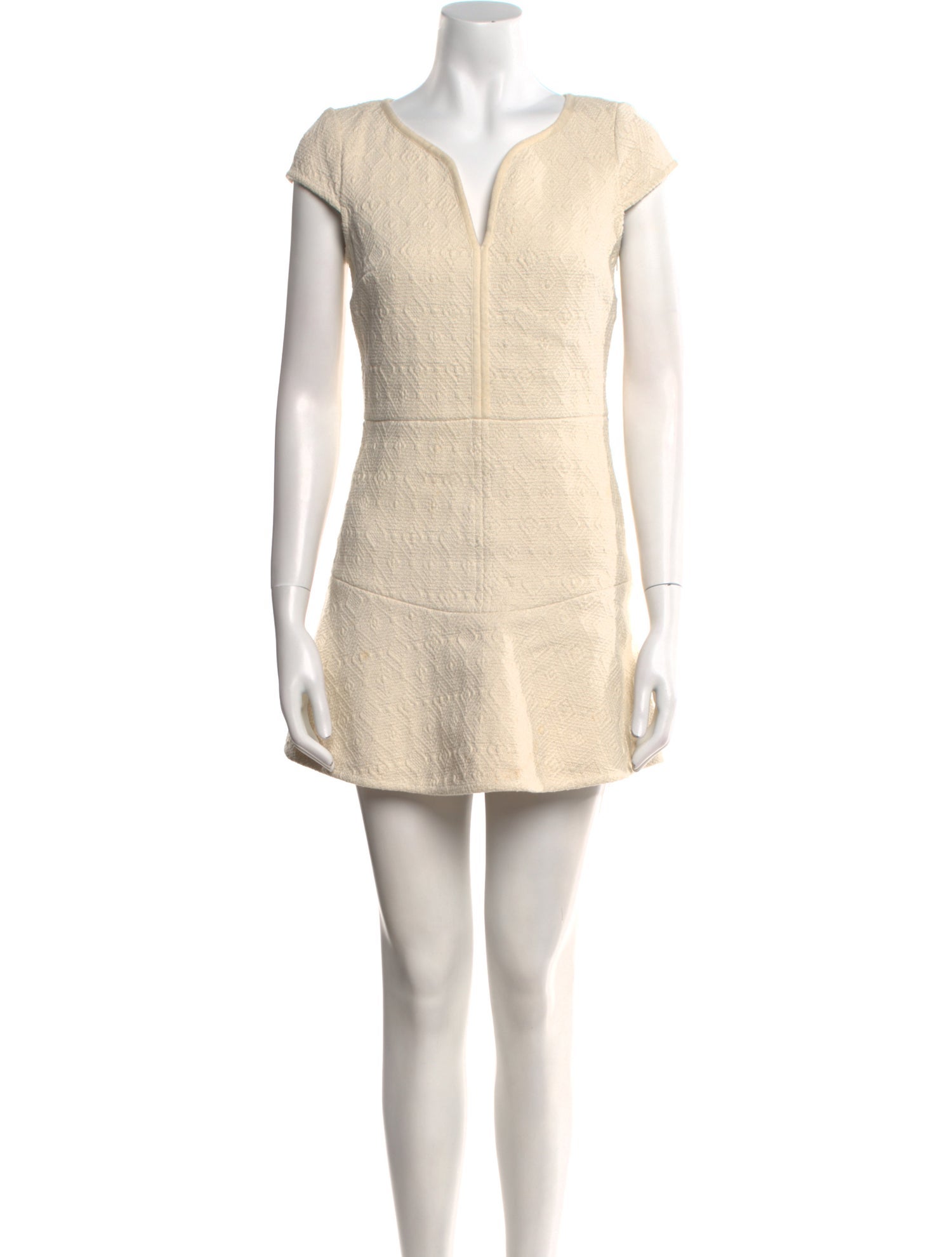 BA&SH V-Neck Mini Dress