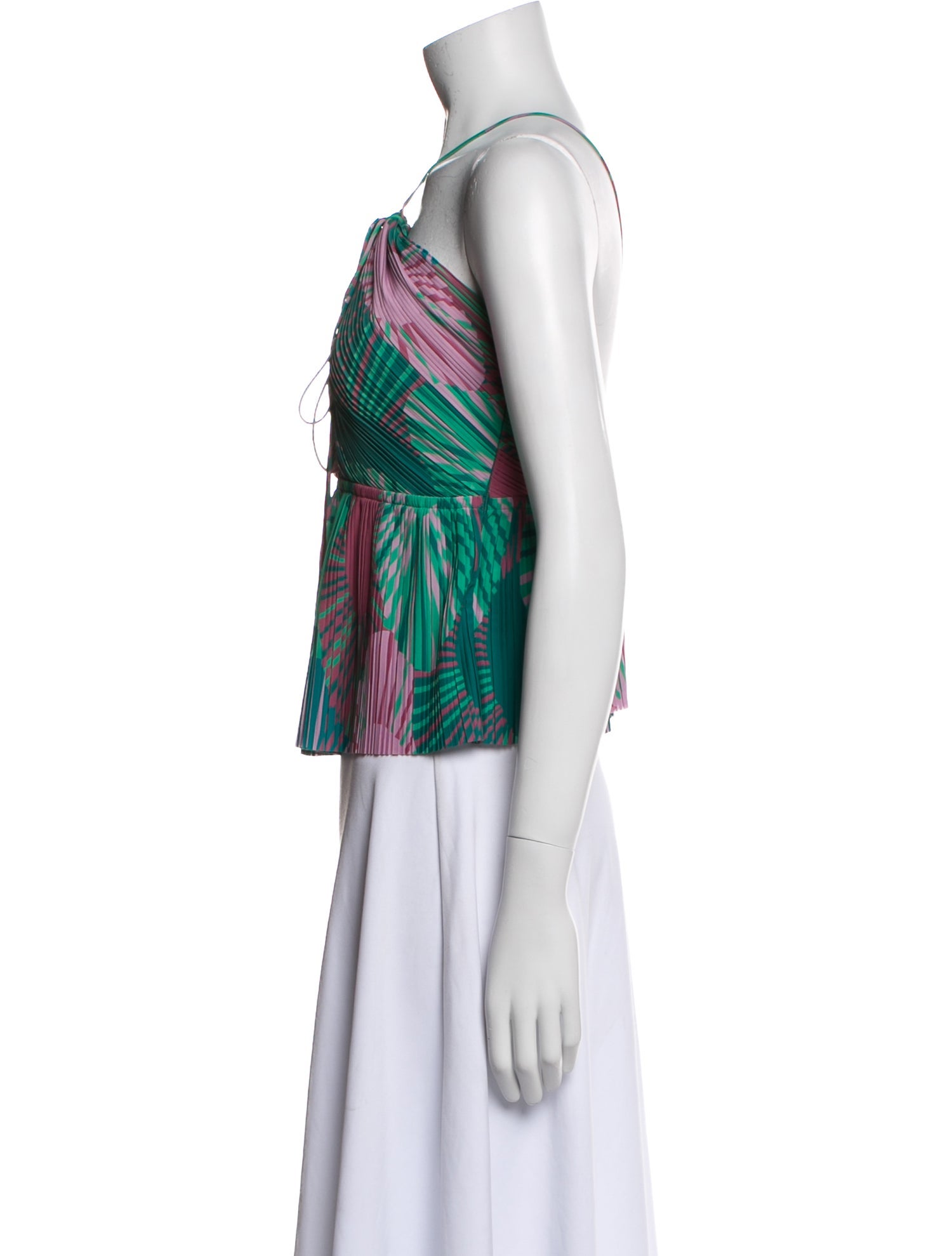 BA&SH Striped Halterneck Crop Top