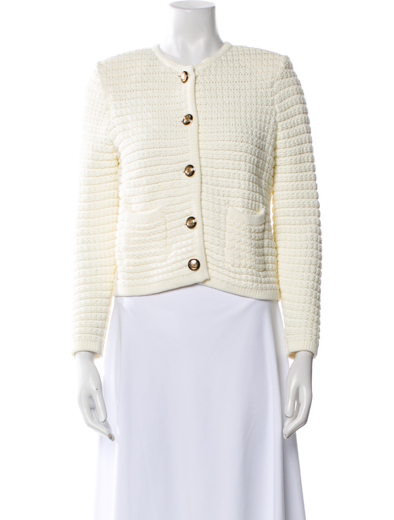 BA&SH Tweed Pattern Evening Jacket