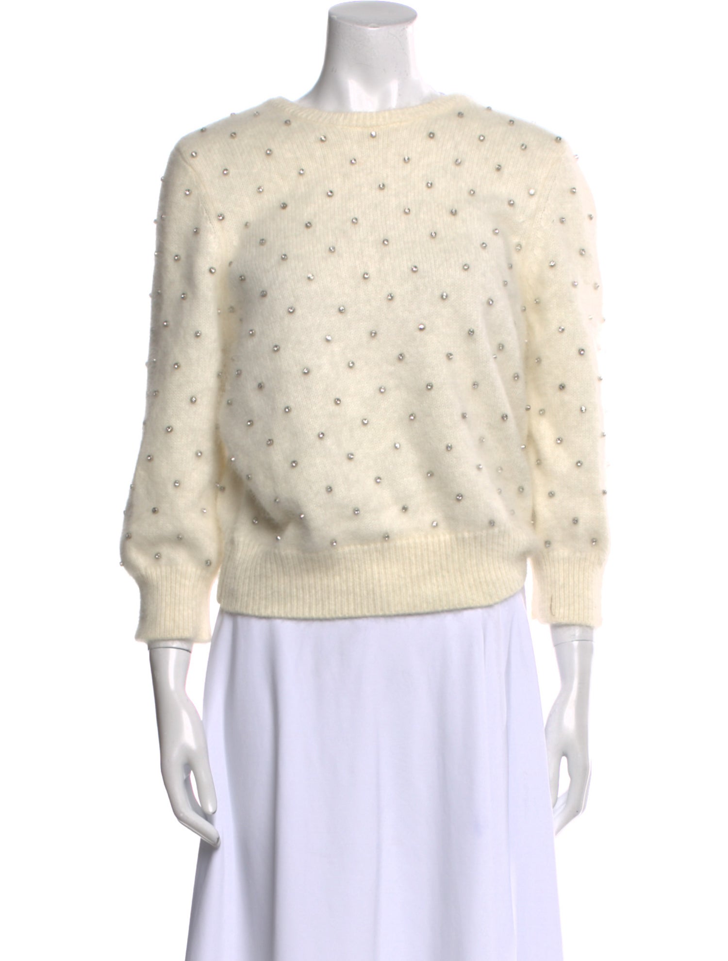 BA&SH Angora Scoop Neck Sweater