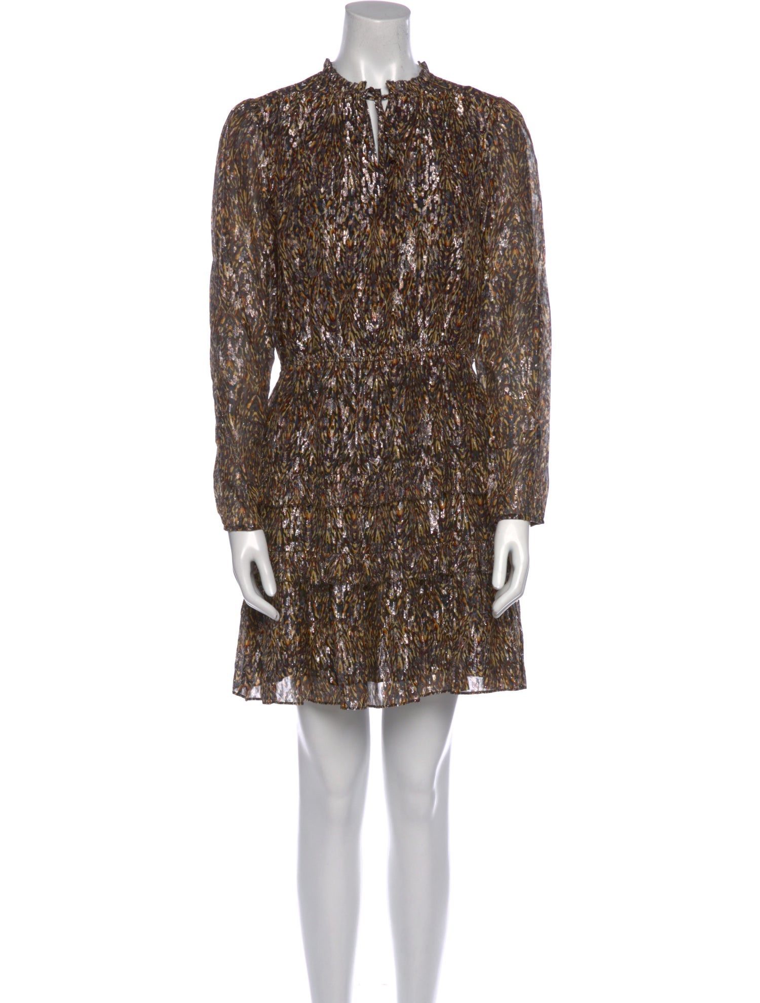 BA&SH Printed Mini Dress