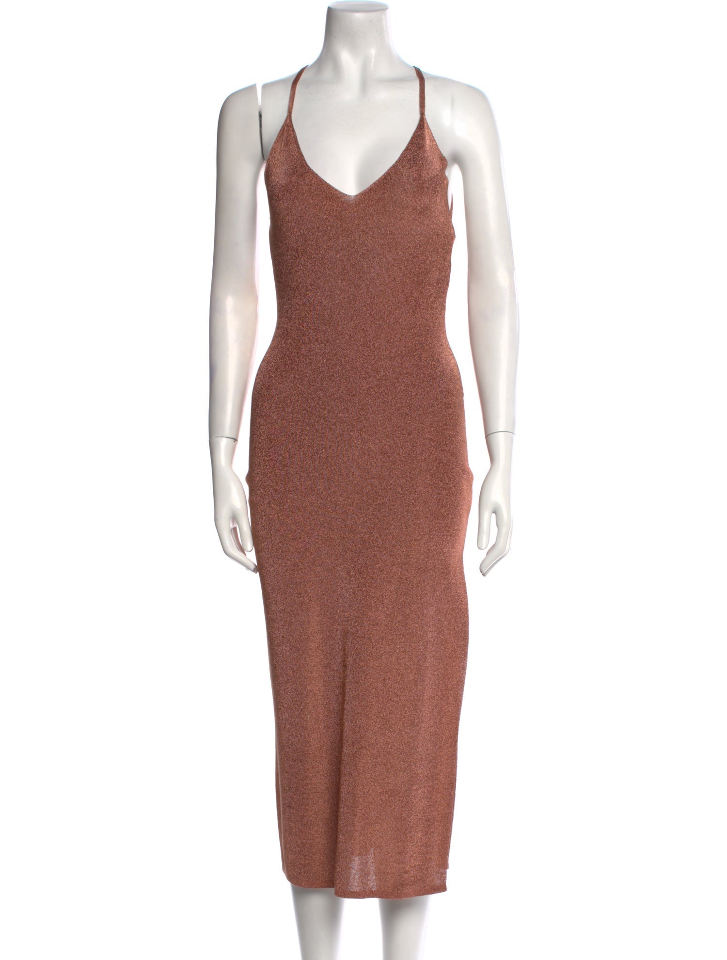 BA&SH V-Neck Long Dress