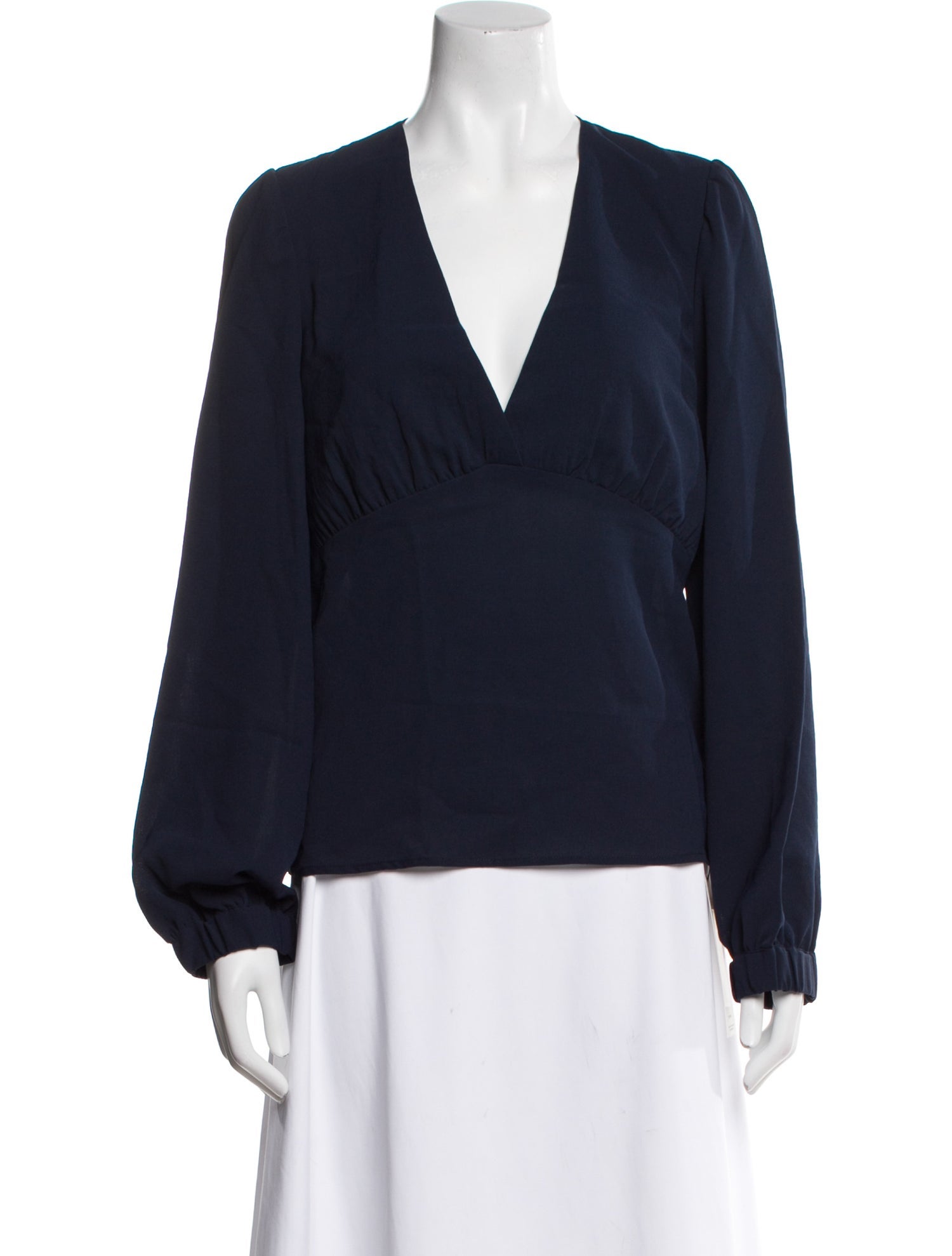 BA&SH V-Neck Long Sleeve Blouse w/ Tags