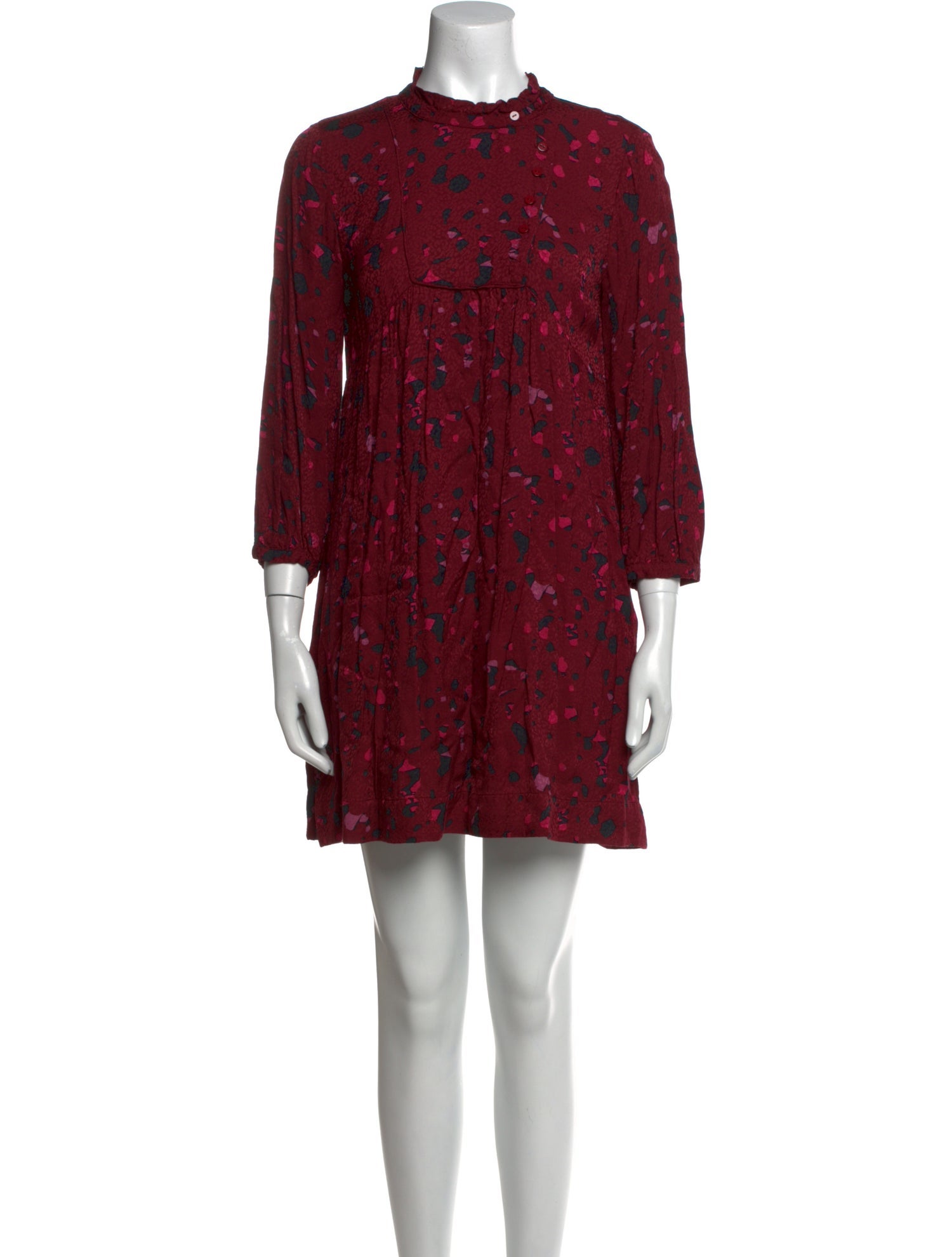 BA&SH Floral Print Mini Dress