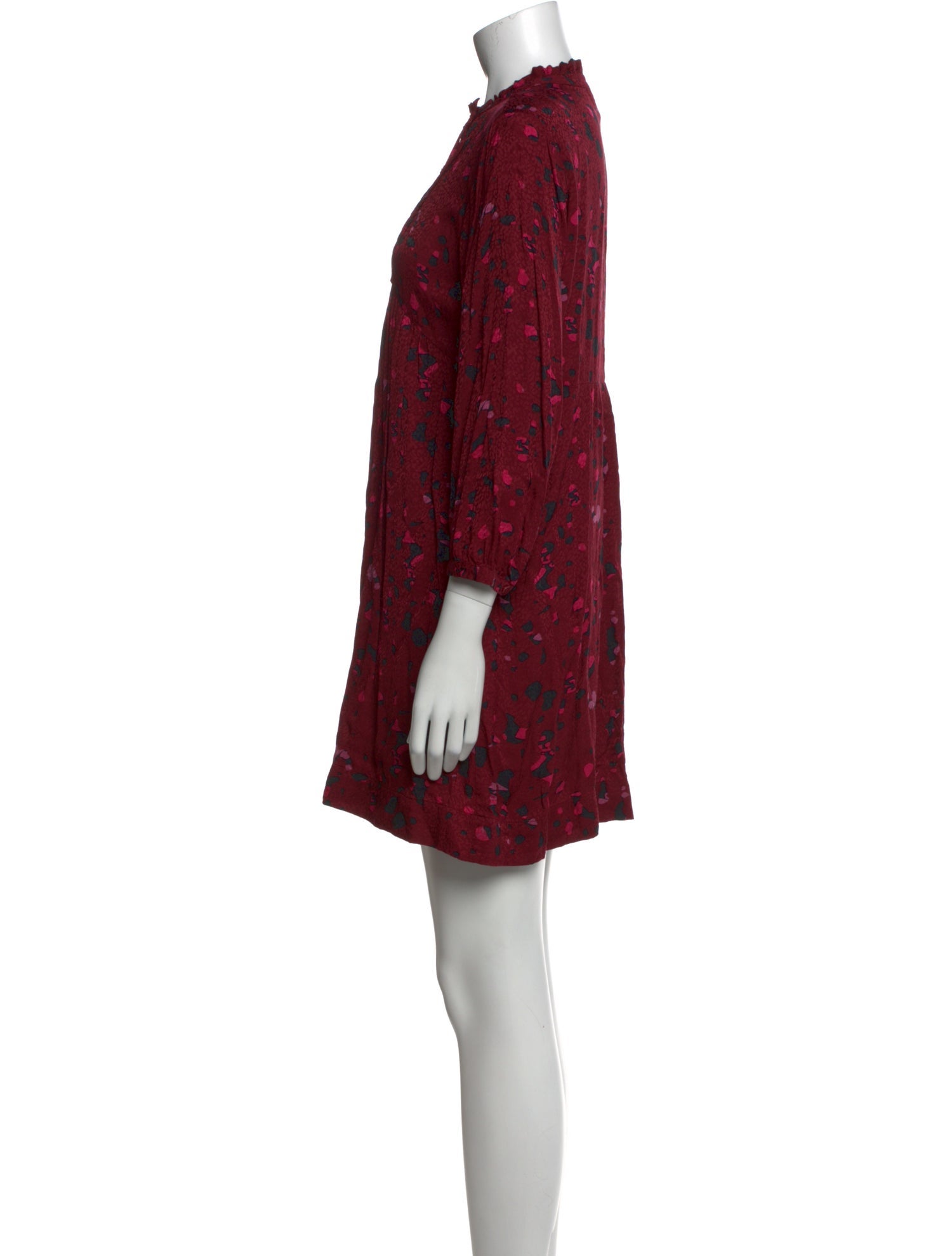 BA&SH Floral Print Mini Dress