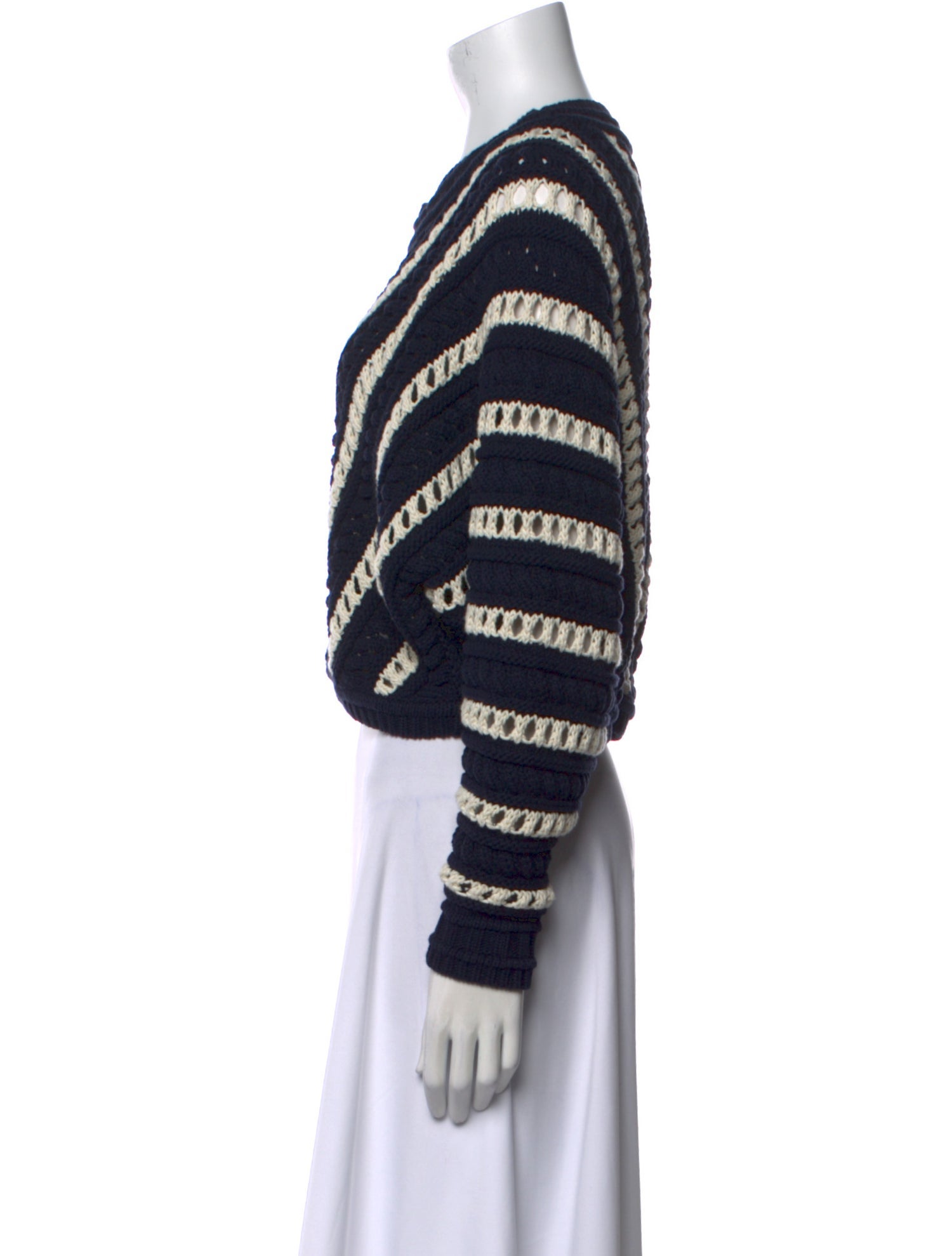 BA&SH Striped Crew Neck Sweater