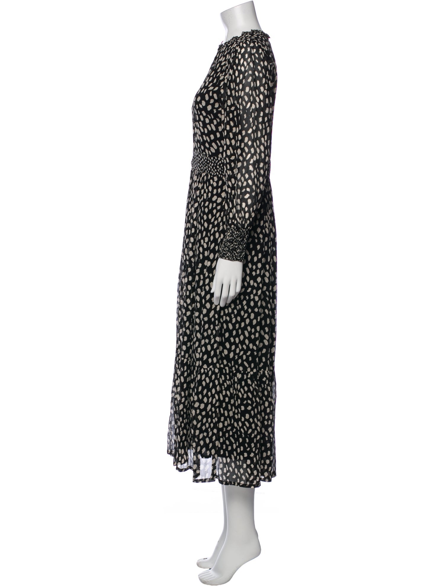 BA&SH Printed Long Dress