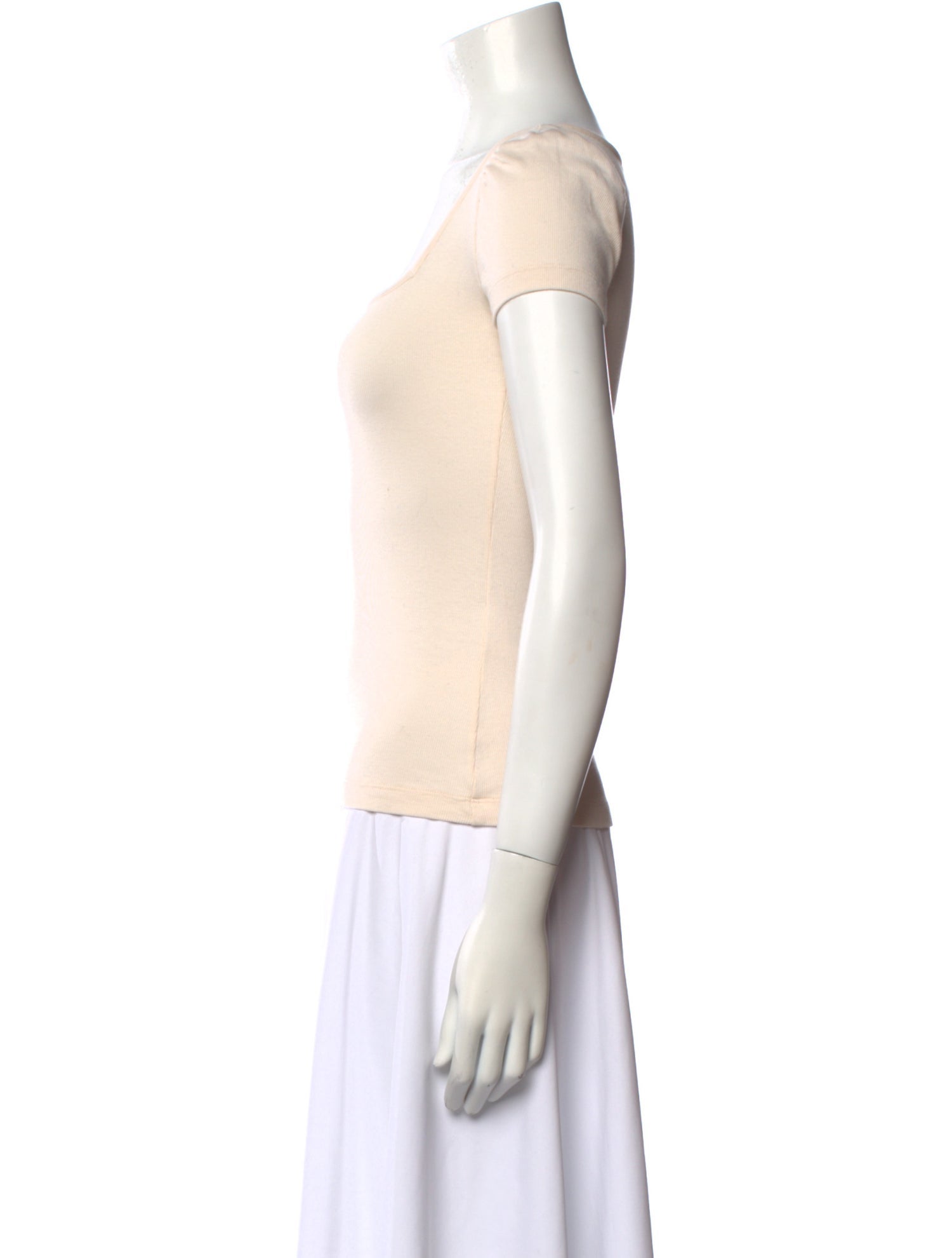 BA&SH Square Neckline Short Sleeve Top