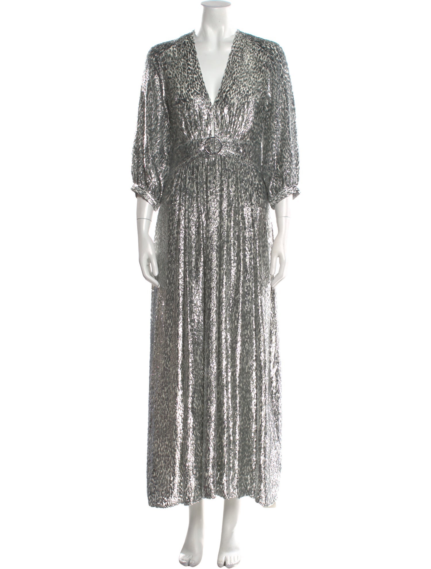 BA&SH V-Neck Long Dress