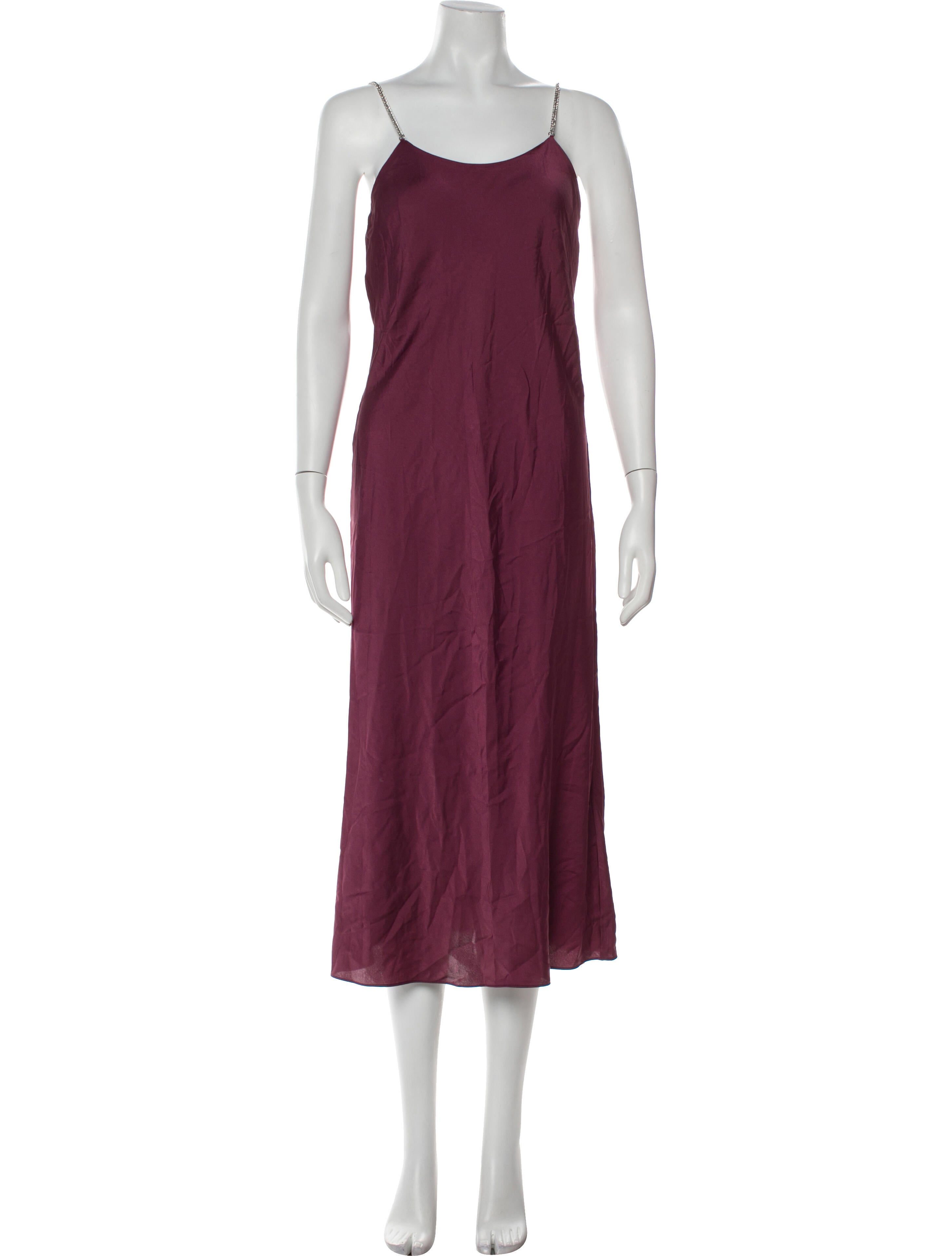 BA&SH Scoop Neck Midi Length Dress