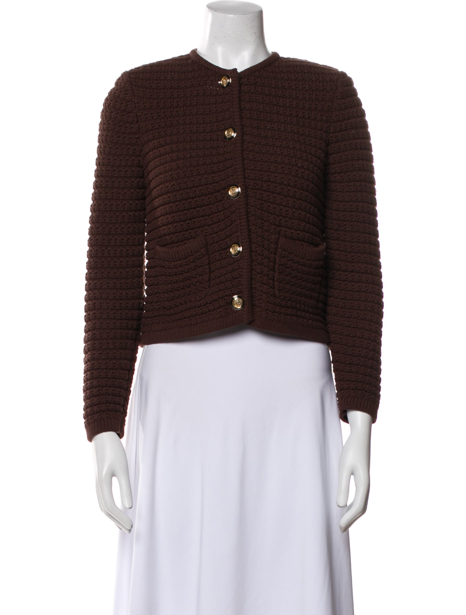 BA&SH Tweed Pattern Evening Jacket