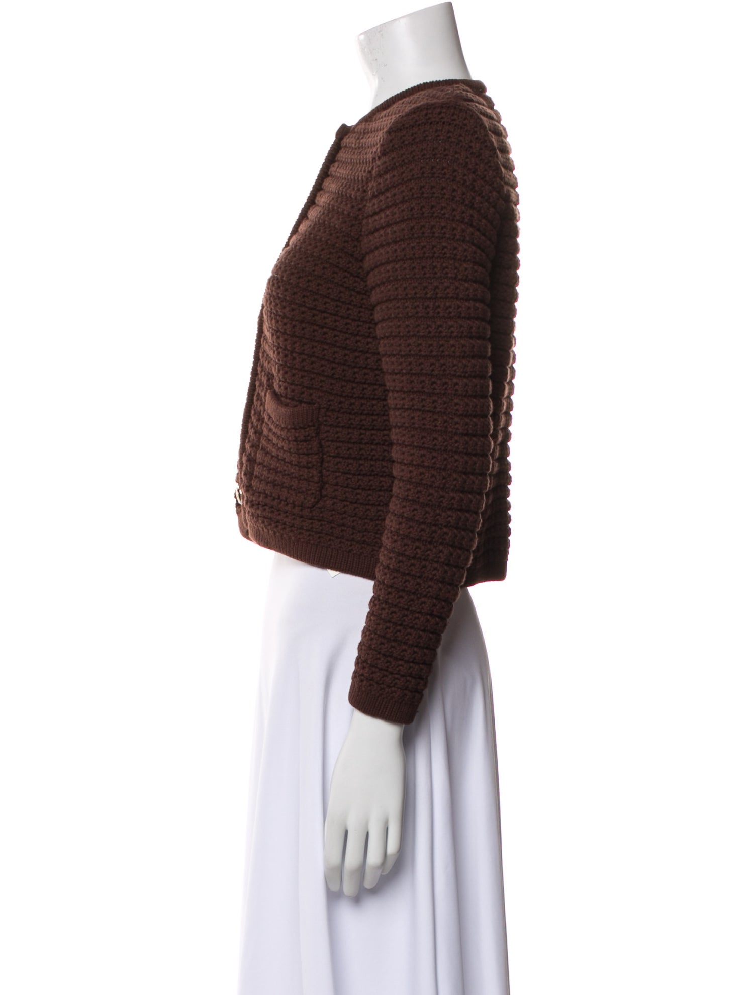 BA&SH Tweed Pattern Evening Jacket