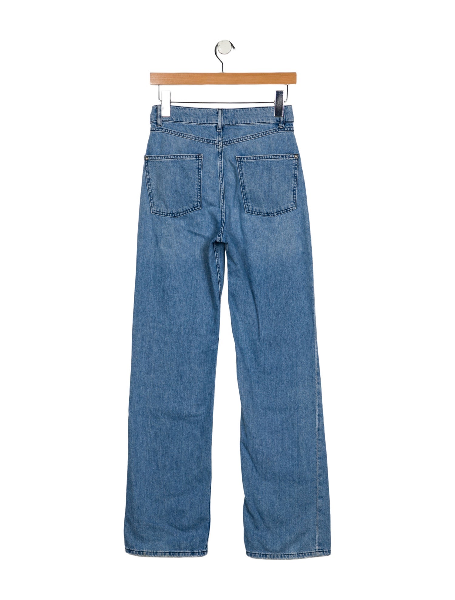 BA&SH Mid-Rise Straight Leg Jeans