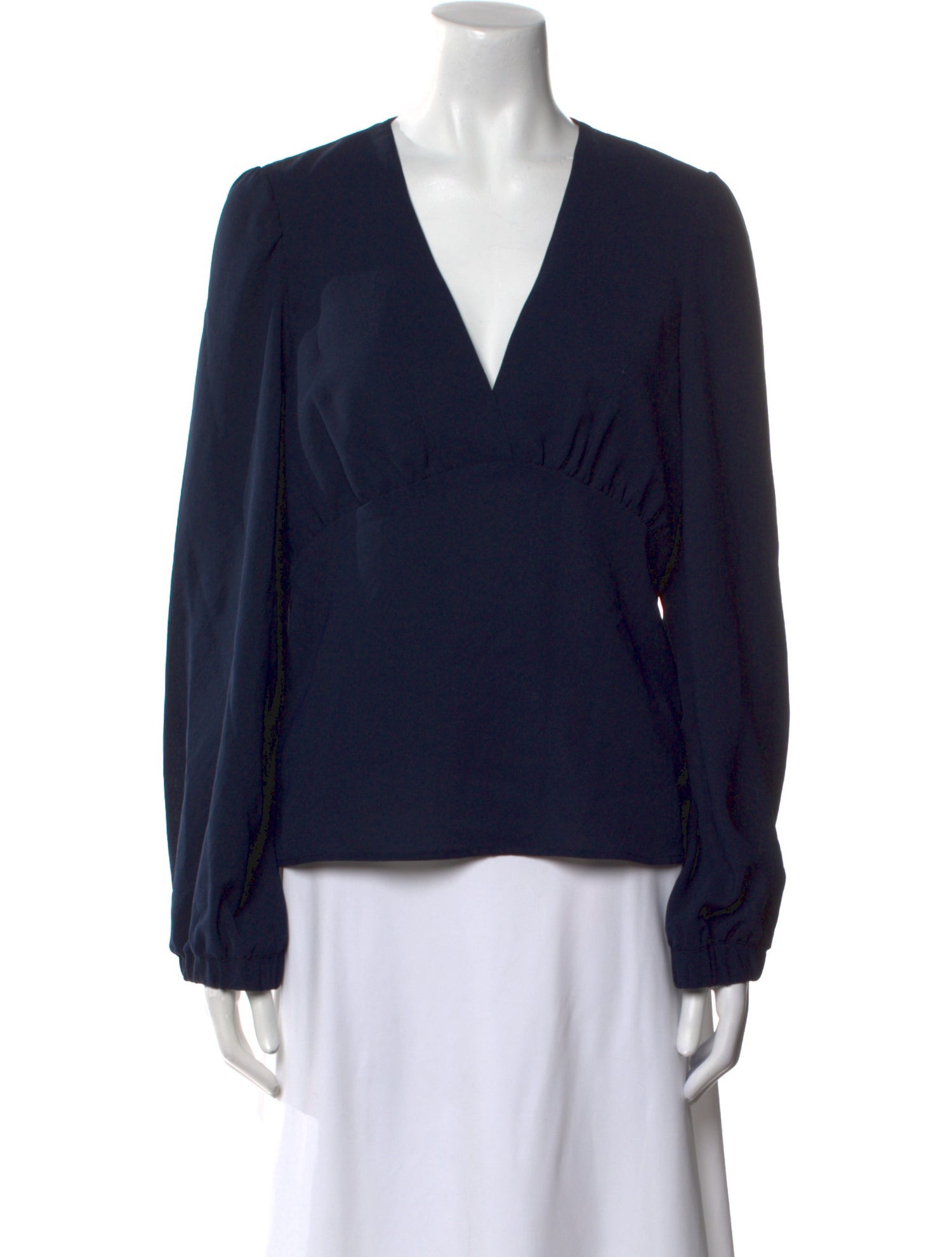BA&SH V-Neck Long Sleeve Blouse w/ Tags