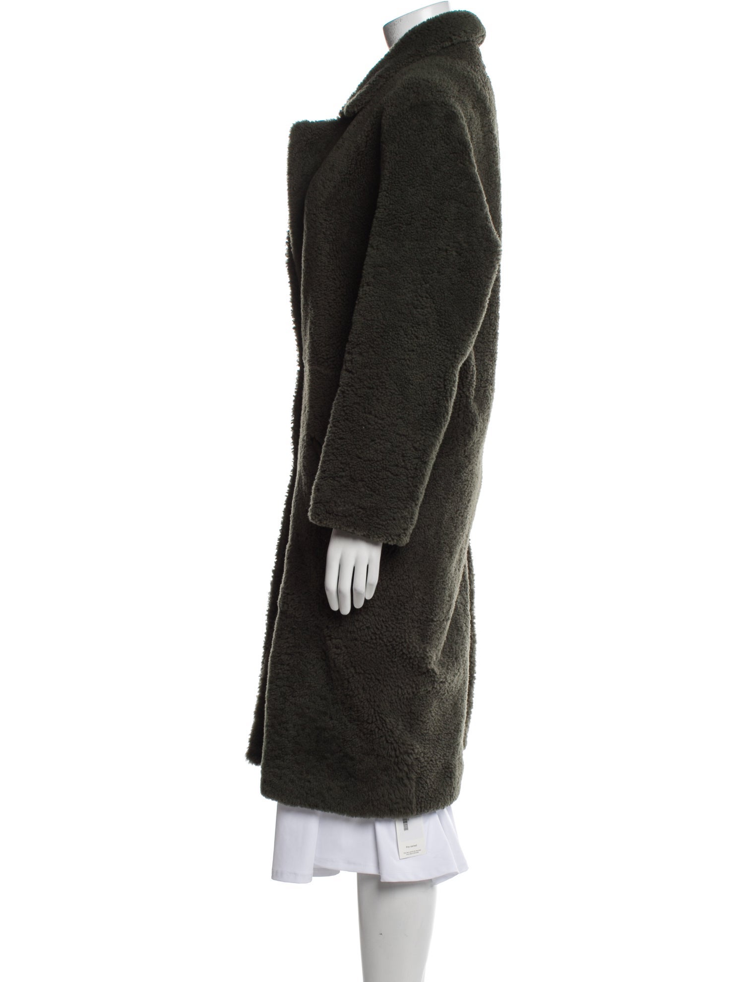 BA&SH Wool Faux Fur Coat