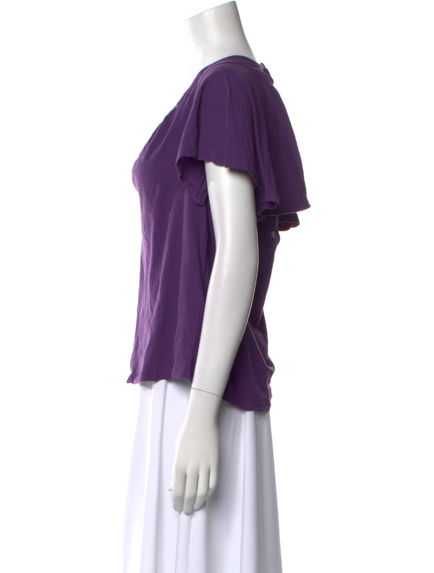 BA&SH Scoop Neck Short Sleeve T-Shirt w/ Tags