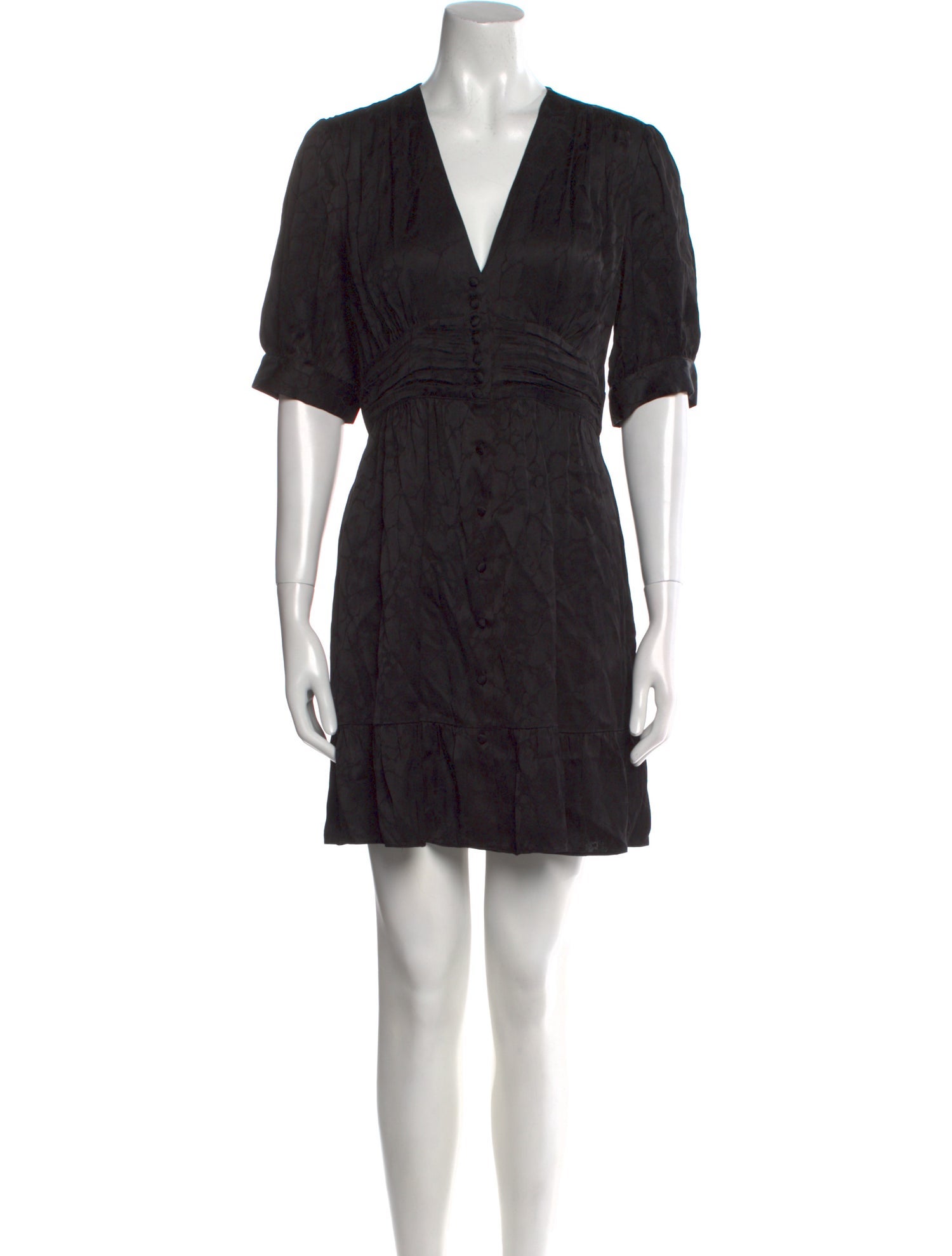 BA&SH V-Neck Mini Dress