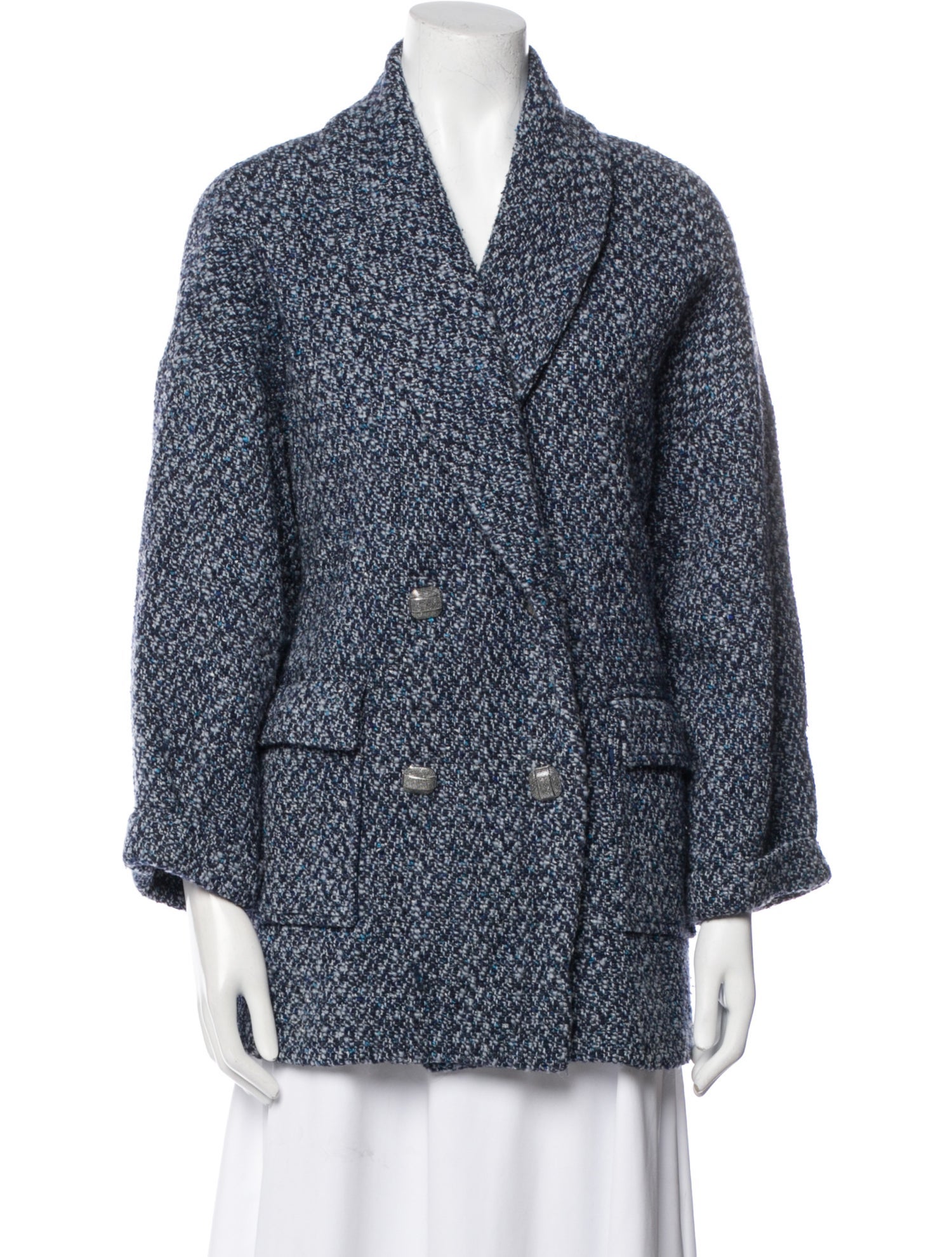BA&SH Wool Printed Blazer