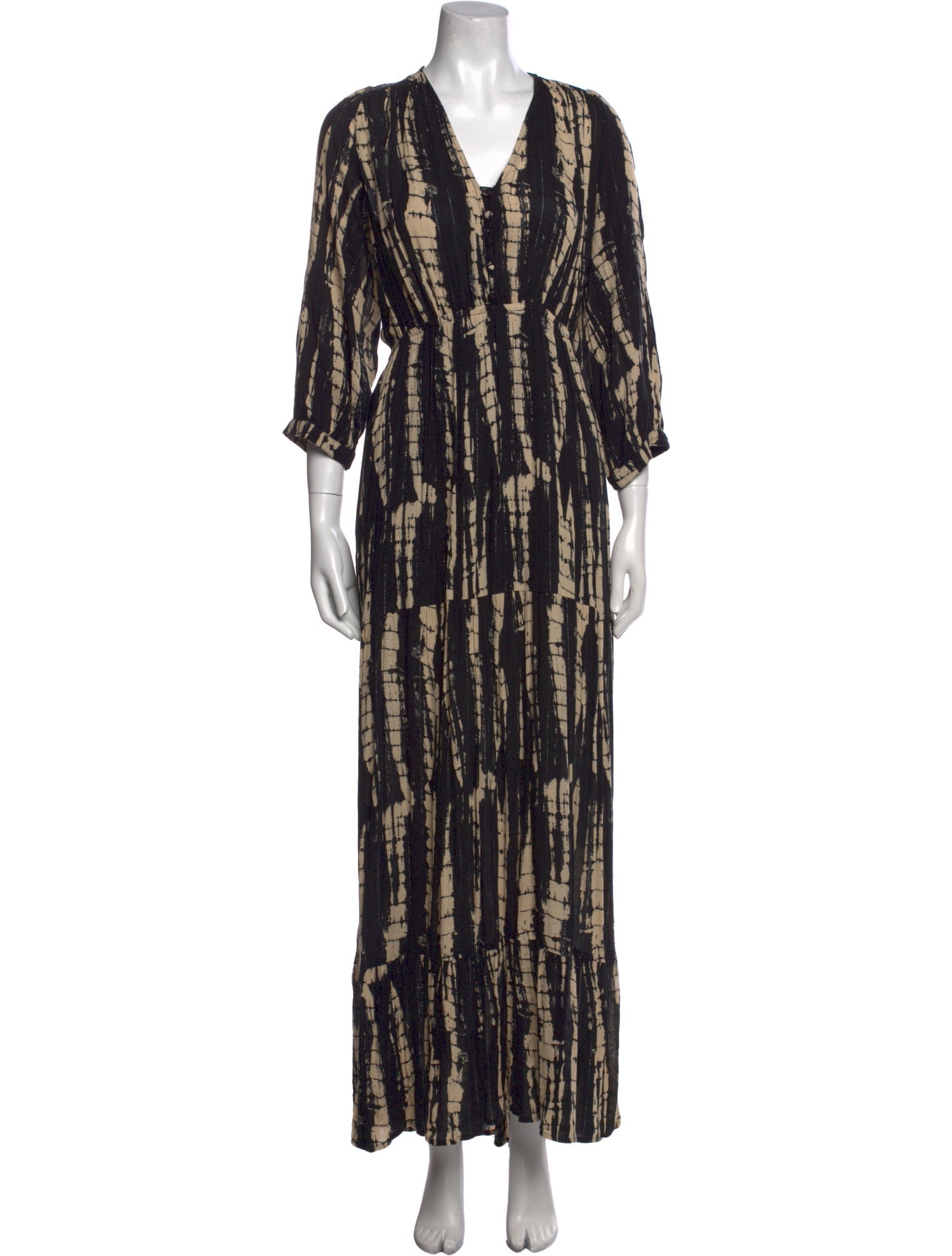 BA&SH Printed Long Dress