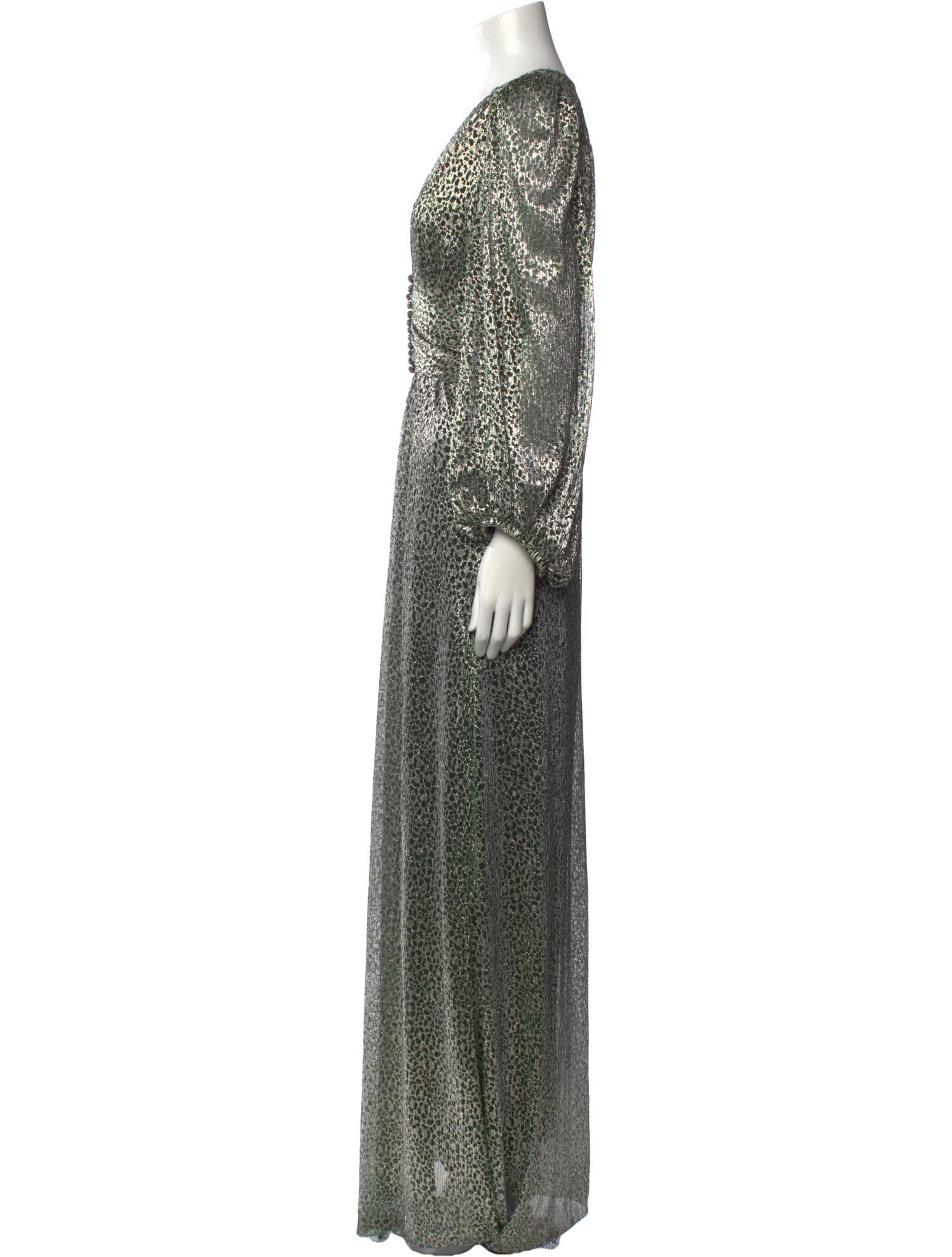 BA&SH Printed Long Dress