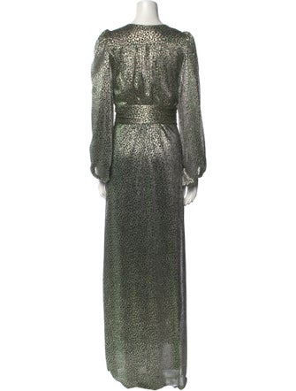 BA&SH Printed Long Dress