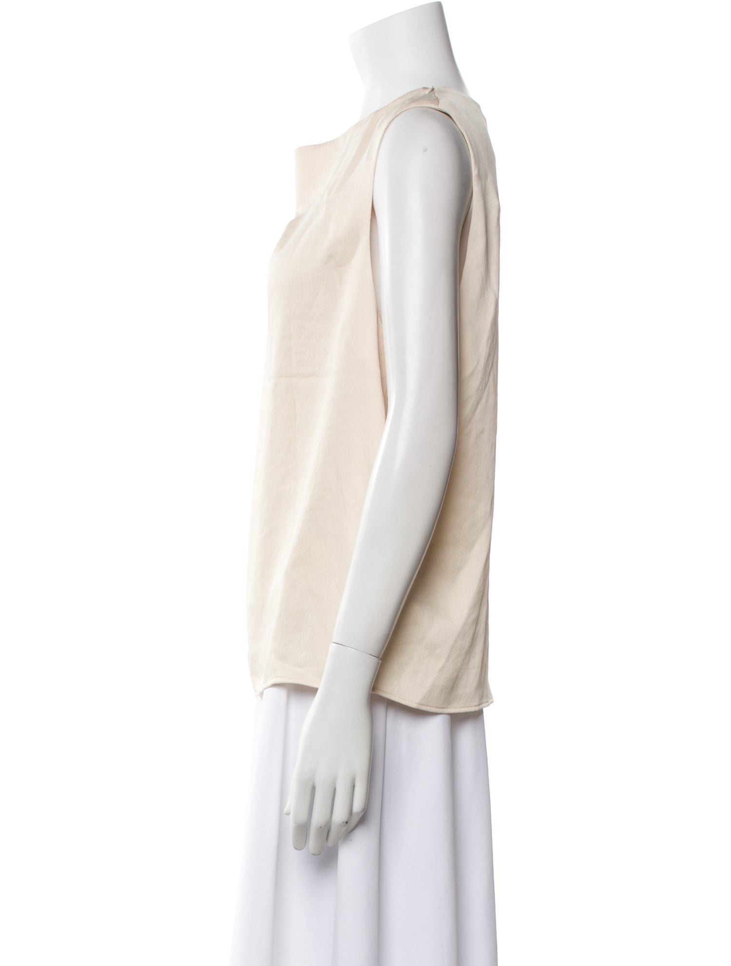 BA&SH Satin Cowl Neck Blouse