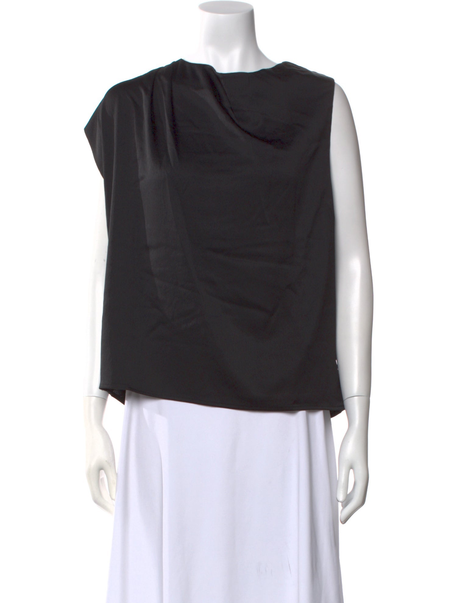 BA&SH Satin Scoop Neck Top